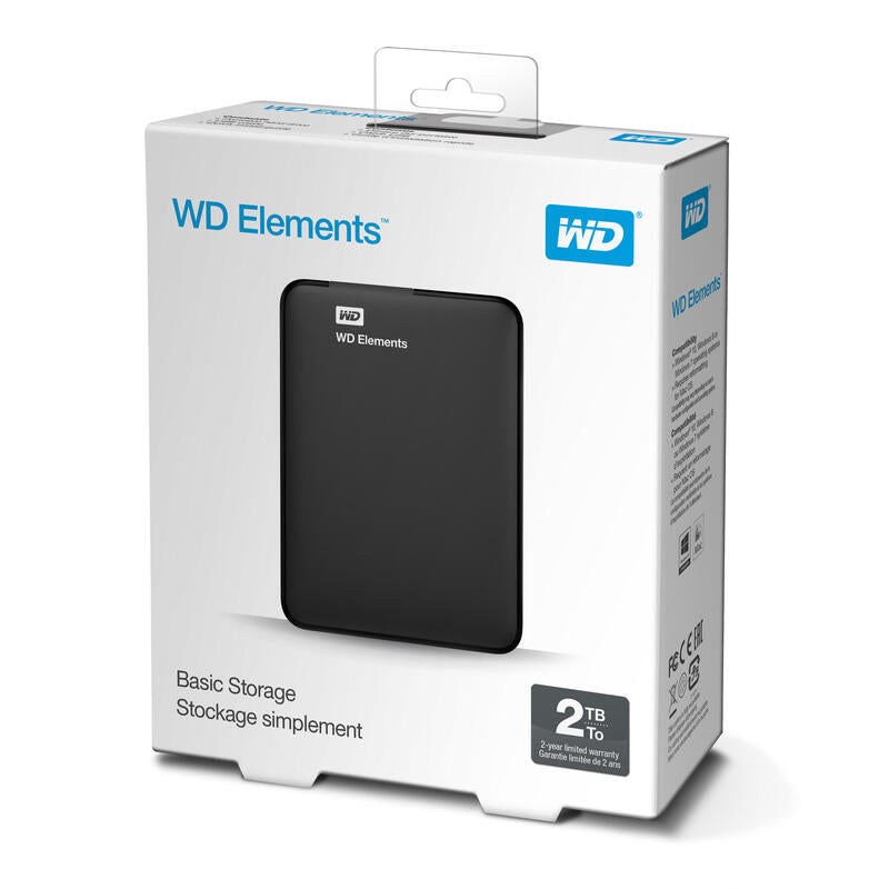 Disco Externo Hdd Western Digital 2.5\1 2tb Usb3 Elements Basics (5)