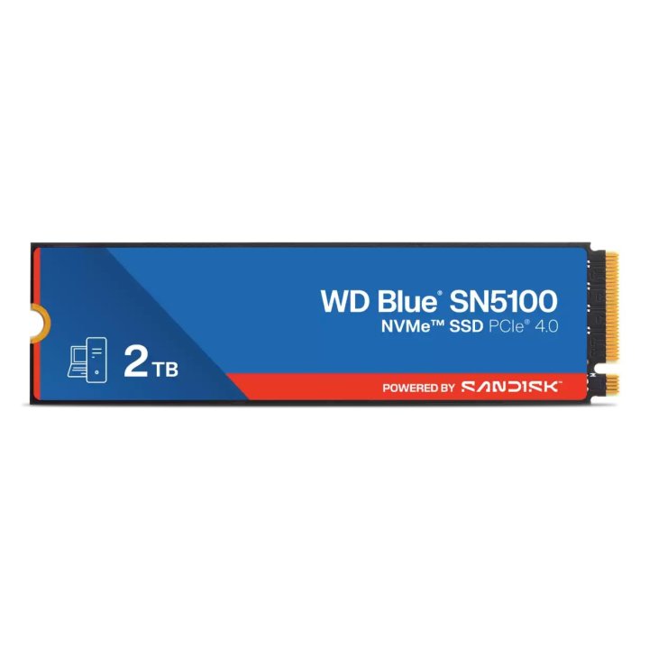 Disco Ssd Sandisk Wd Blue Sn5100 2 Tb M.2 Pci Express 4.0 Nvme Qlc 3d Nand Wds200t5b0e