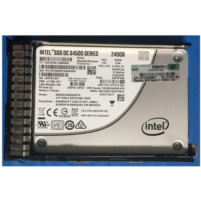 Disco Ssd Hp Enterprise 240gb Sata 6g Sff Ri Ds Sc Ssd