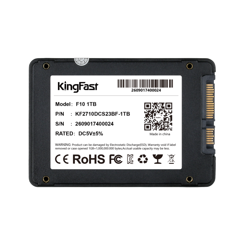 Disco Ssd Kingfast 1 Tb 2.5" 7mm Kf2710dcs23bf-1tb