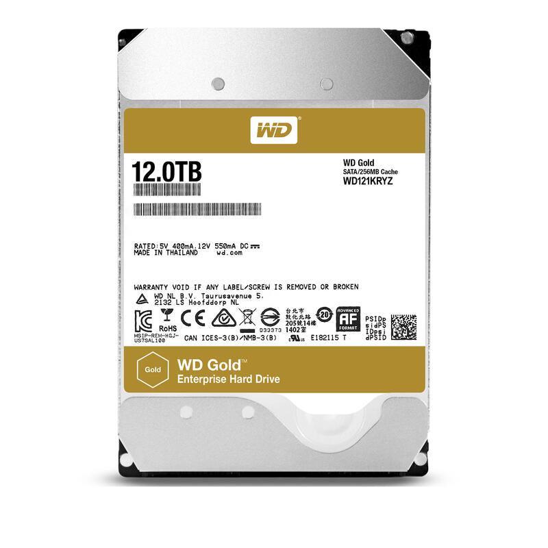 Disco Western Digital Gold 12tb Sata3 256mb