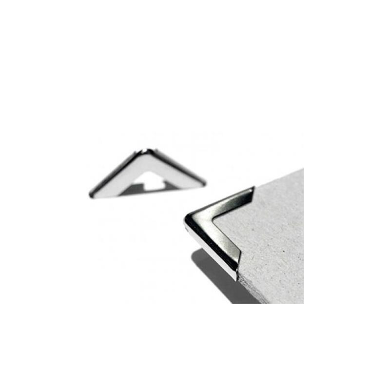 Displast Cantoneras Medianas 16x16x5mm - Pack 100u - Níquel