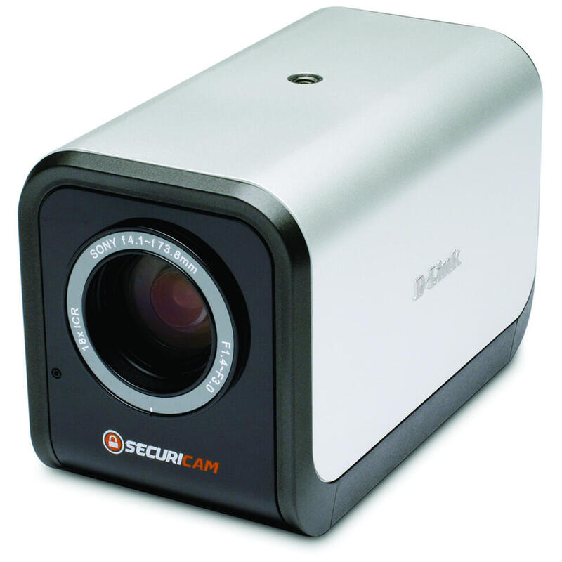 Dlink Dcs-3415 Professional Ip Internet Security Camera, Fixed Day And Night, Metal Housing, 18x Zoom, Poe - Sony 1/4 Inch Progr