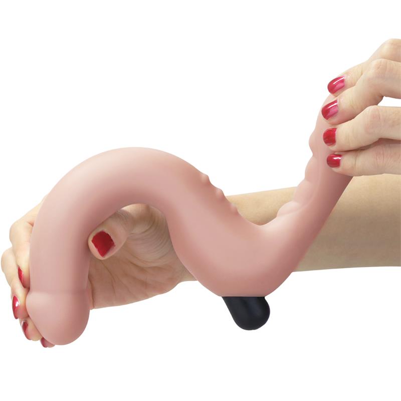 Strapless Strap-On Usb Rechargeable-Flesh
