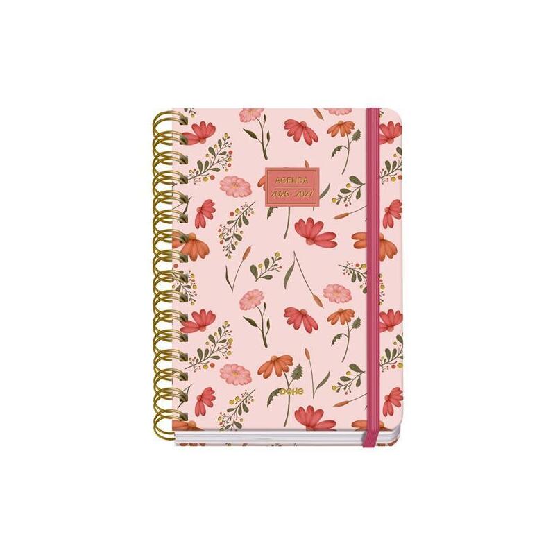 Dohe Agenda Escolar Premium A5 Espiral Doble Dp Cartón Forrado Mod. Belle 2026-2027