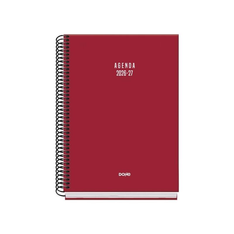 Dohe Basic Colour Vibes Agenda Escolar 26/27 - Formato A5 - Dia Pagina - Papel Offset Ahuesado 70g - Cubierta De Carton