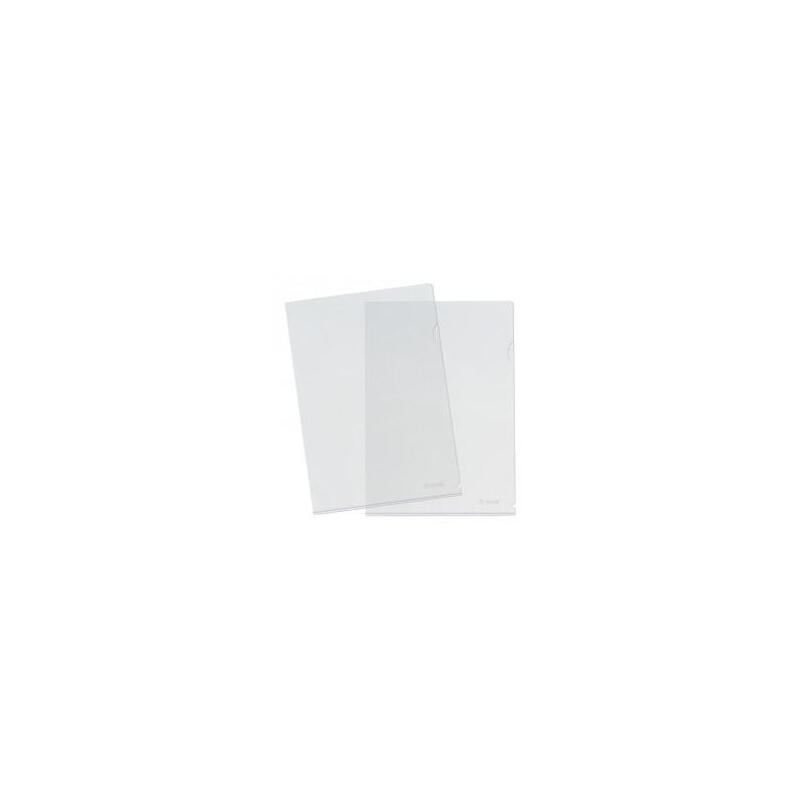 Dohe Caja De 100 Dossier Con Uñero Tamaño Folio - Polipropileno Transparente Acabado Cristal