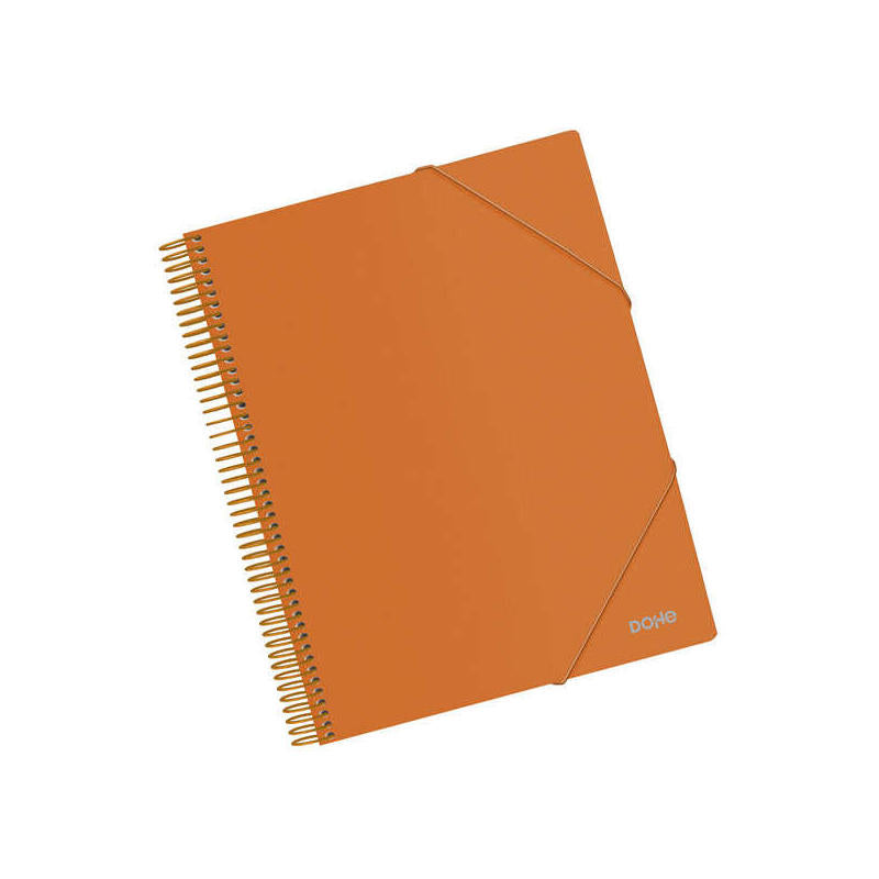 Dohe Carpeta Con 30 Fundas Tamaño A4 - Tapa De Polipropileno Opaco 800 Micras - Fundas Transparentes 80 Micras -