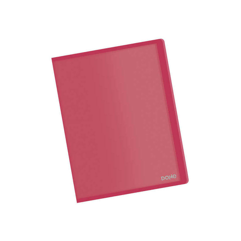 Dohe Carpetas Con Fundas Din A4 - Tapa Flexible De Polipropileno - Fundas Transparentes Soldadas - Organiza Tus
