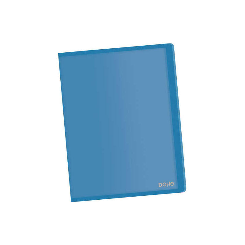 Dohe Carpetas Con Fundas En Tamaño Din A4 - Tapa Flexible De Polipropileno Translucido - Fundas Transparentes Soldadas