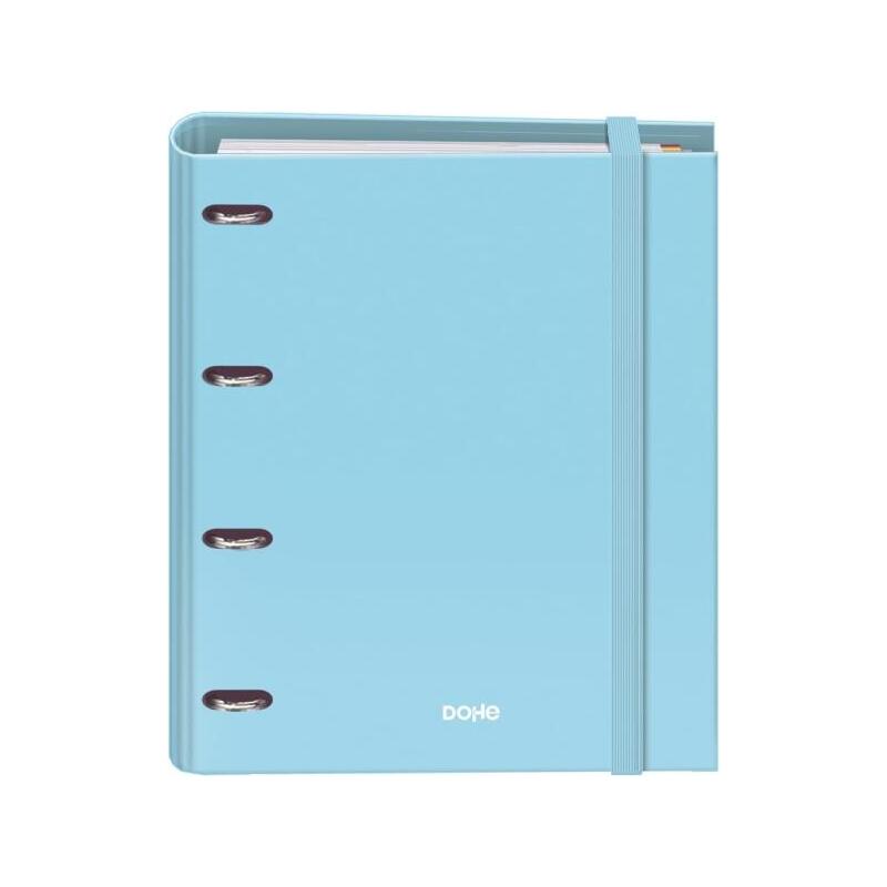 Dohe Serenity Carpeta De 4 Anillas Mixtas De 35mm Recambio 100 Hojas Cuadricula 5mm - Formato A4 - Cierre Con Goma -