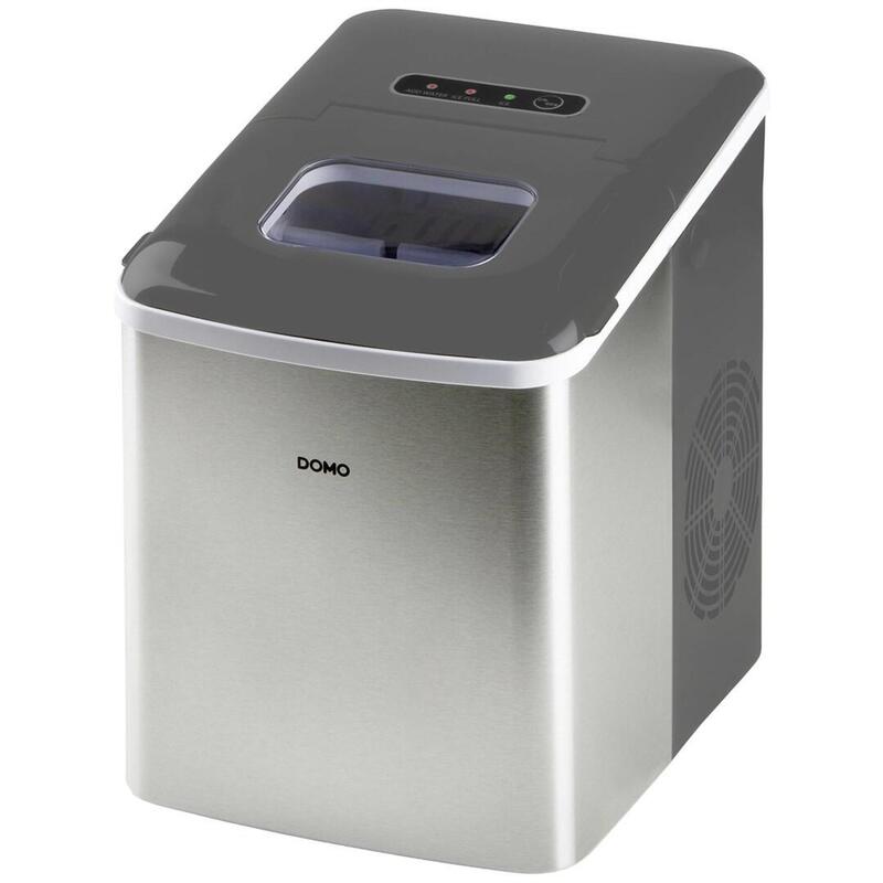 Domo Do9253ib Máquina De Cubo De Hielo Máquina Para Hacer Cubitos De Hielo Portátil 12 Kg/24h Acero Inoxidable