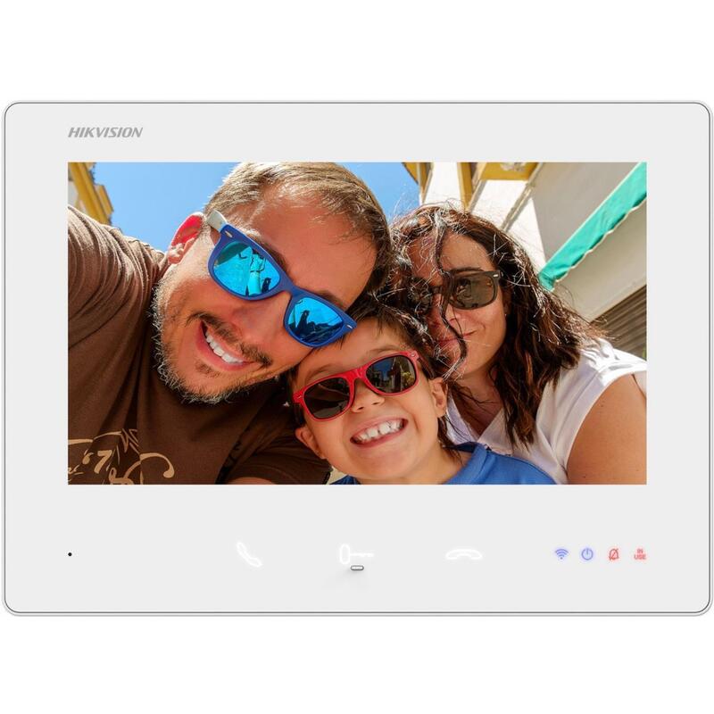 Ds-Kh7300ey-Wte2 White Video Indoor Sprechmelle Con 7\ Touch-Screen, 2 Cables"