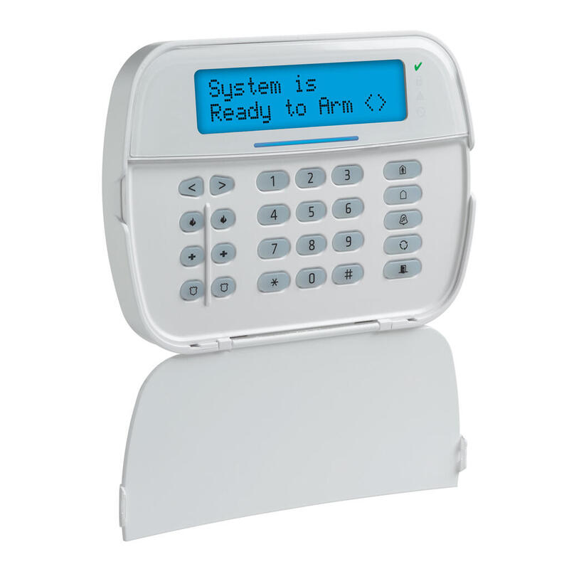 Dsc Hs2lcdwfpv8e1 Teclado Lcd Vía Radio Mens. Progr., 32 Caract. 128 Zonas. Lector Proxim. Comandos Por Voz. G2.