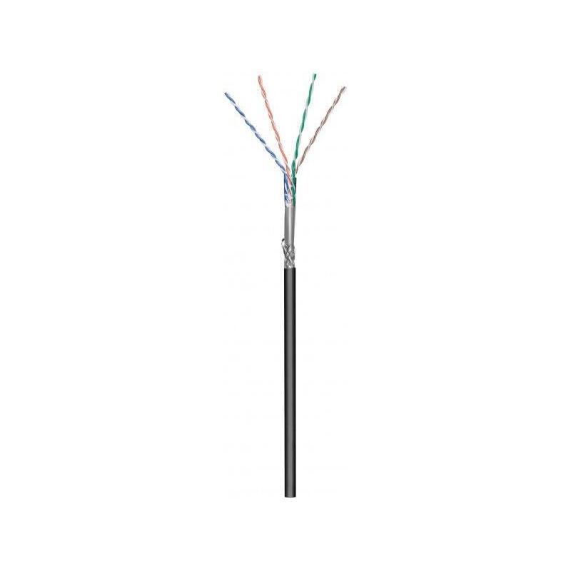 Dsit Cat6 S/Ftp Outdoor Cable De Red A Bobina Gewickelt Flexible Negro - Cat 6 - Cat 6 - Utp