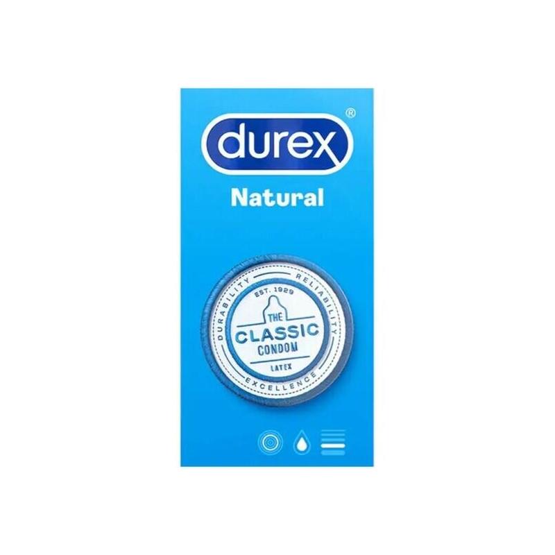 Durex - Natural Classic 6 Unidades