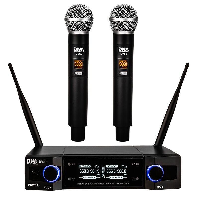 Dvs2 - Mikrofon Inalámbrico, 2x Nadajnik Doreczny + Baza, Pasmo Uhf 560-590 Mhz