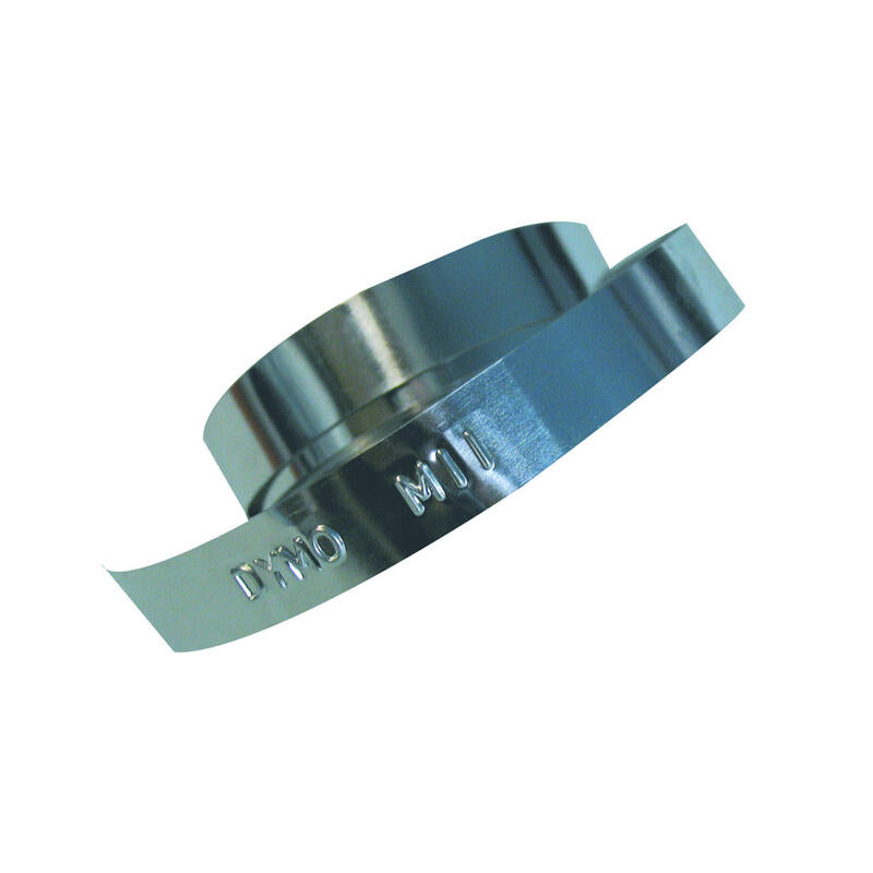 Dymo Cinta 32500 No Adhesiva De Acero Inoxidable Plateada 12mm