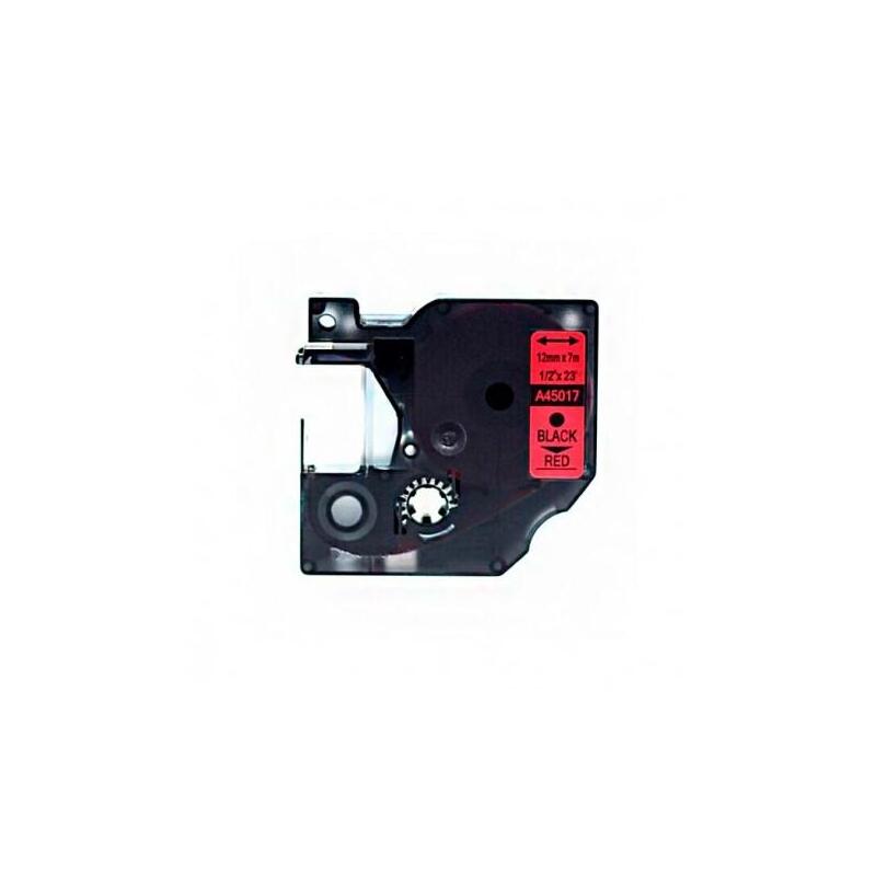Dymo D1 45017 Negro/Rojo Cinta Rotuladora Generica S0720570