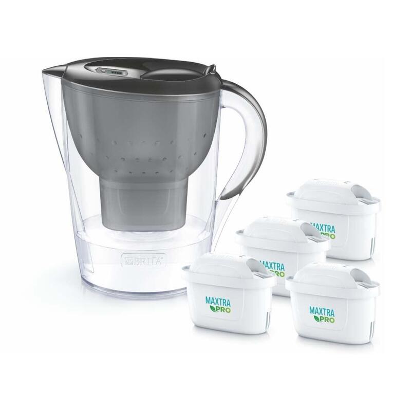 Dzbanek Filtrujacy Brita Marella+4 Wklady Maxtrapro Pp (2,4l Grafitowy)