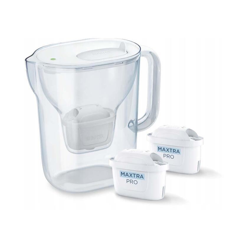 Dzbanek Filtrujacy Brita Style Essential+2 Wklady Maxtrapro Pp (2,4l Bialy)