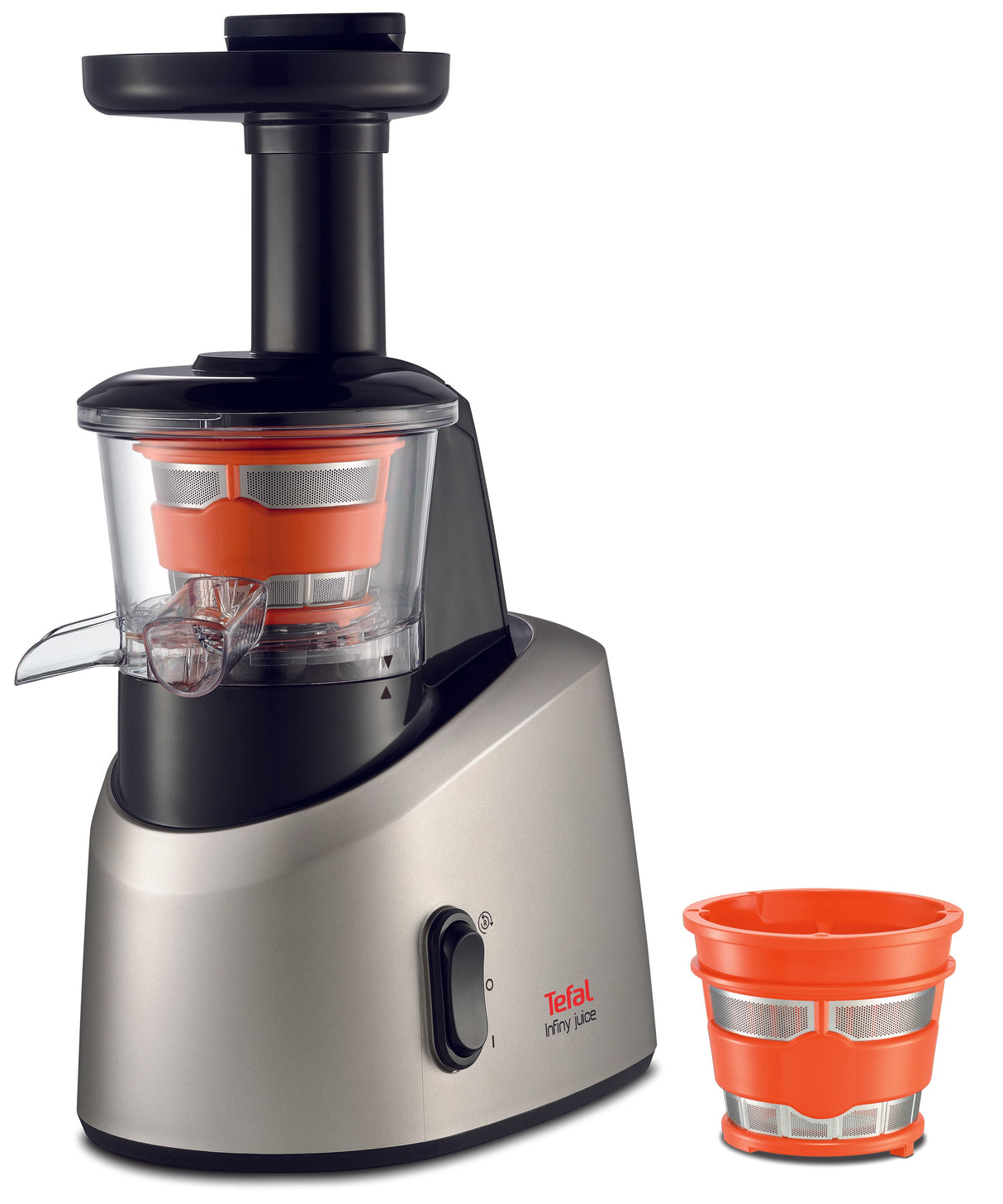 Exprimidor Tefal Infiny Juice Zc255b 200 W Gris, Plata