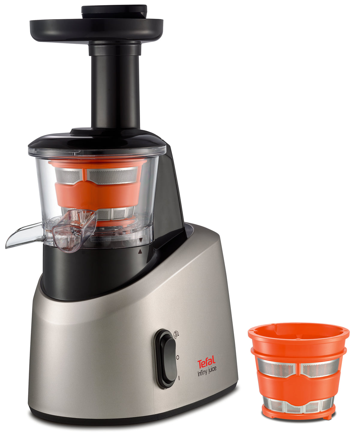 EAN 3045387200022 - Tefal Infiny Juice ZC255B Exprimidor 200 W Gris, Plata imagen 4