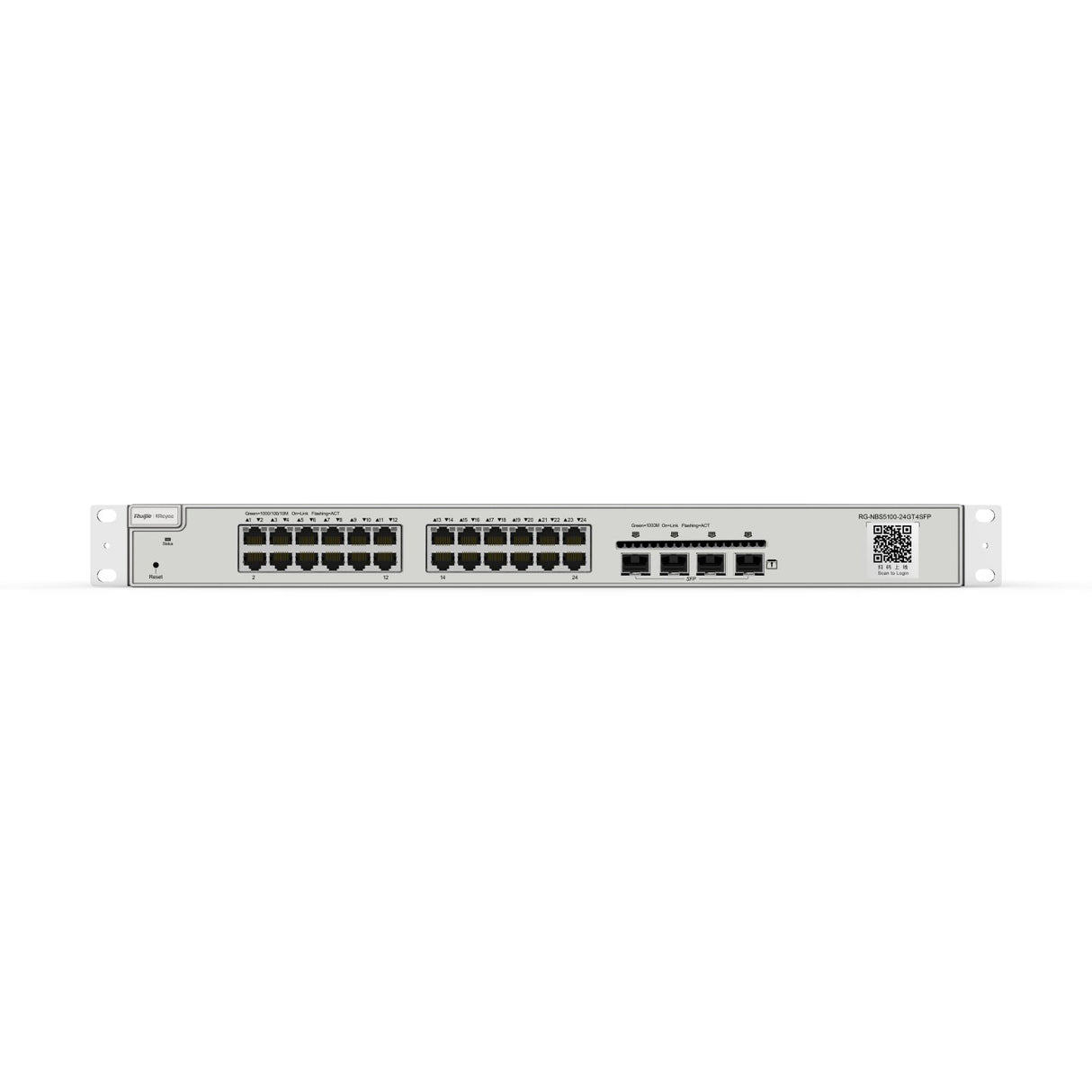 EAN 6971693271098 - Ruijie Networks RG-NBS5100-24GT4SFP switch Gestionado L3 Gigabit Ethernet (10/100/1000) Negro imagen 1