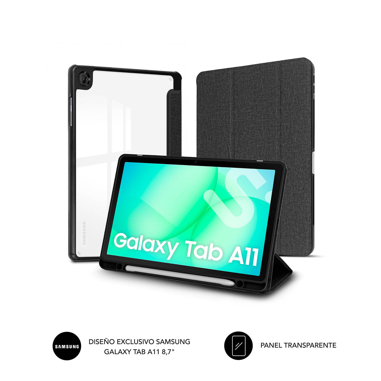 EAN 8436586743789 - SUBBLIM SUBCST-5SC040 funda para tablet 20,3 cm (8") Libro Negro imagen 1