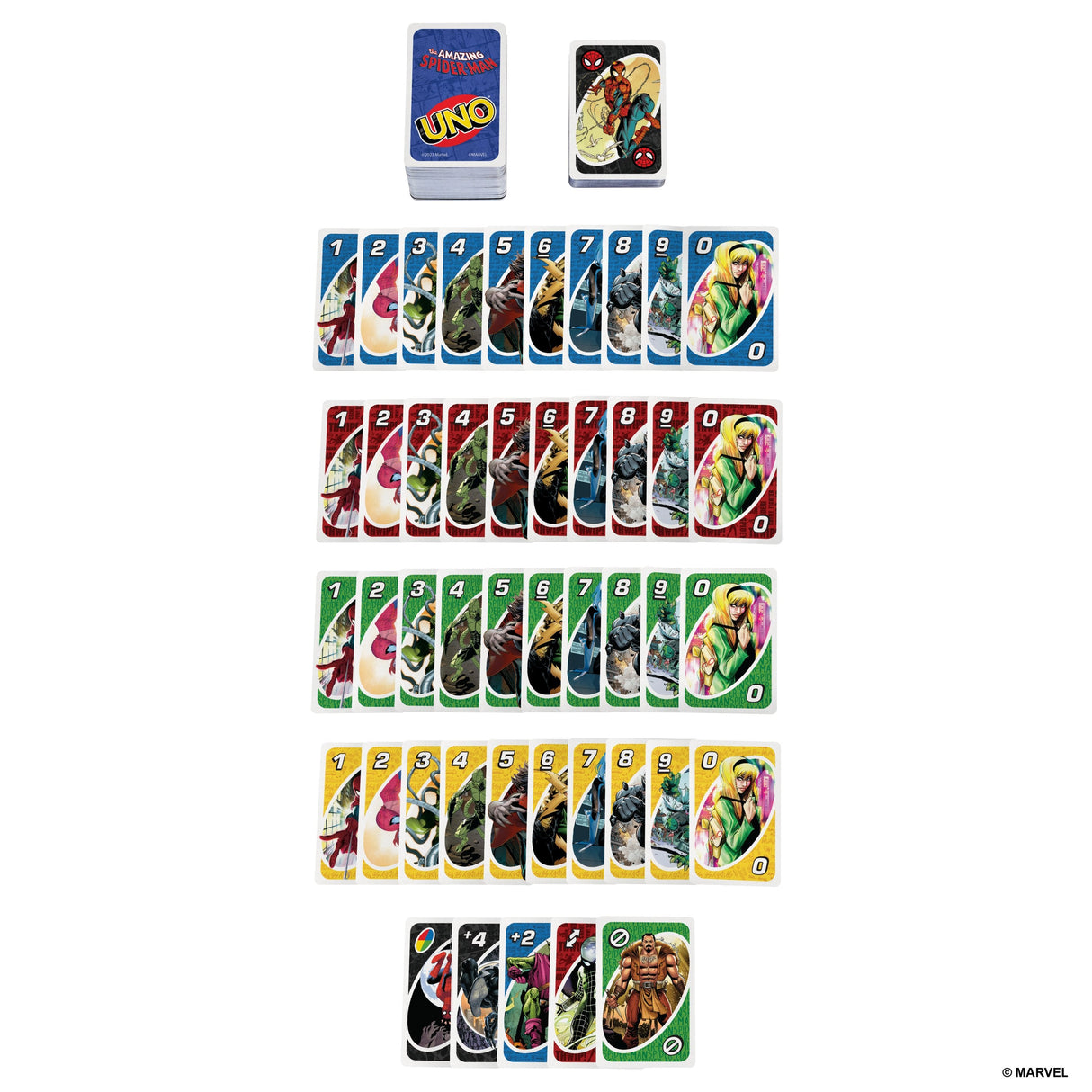 Mattel Games Uno Spider-Man, Juego De Cartas Hxy08