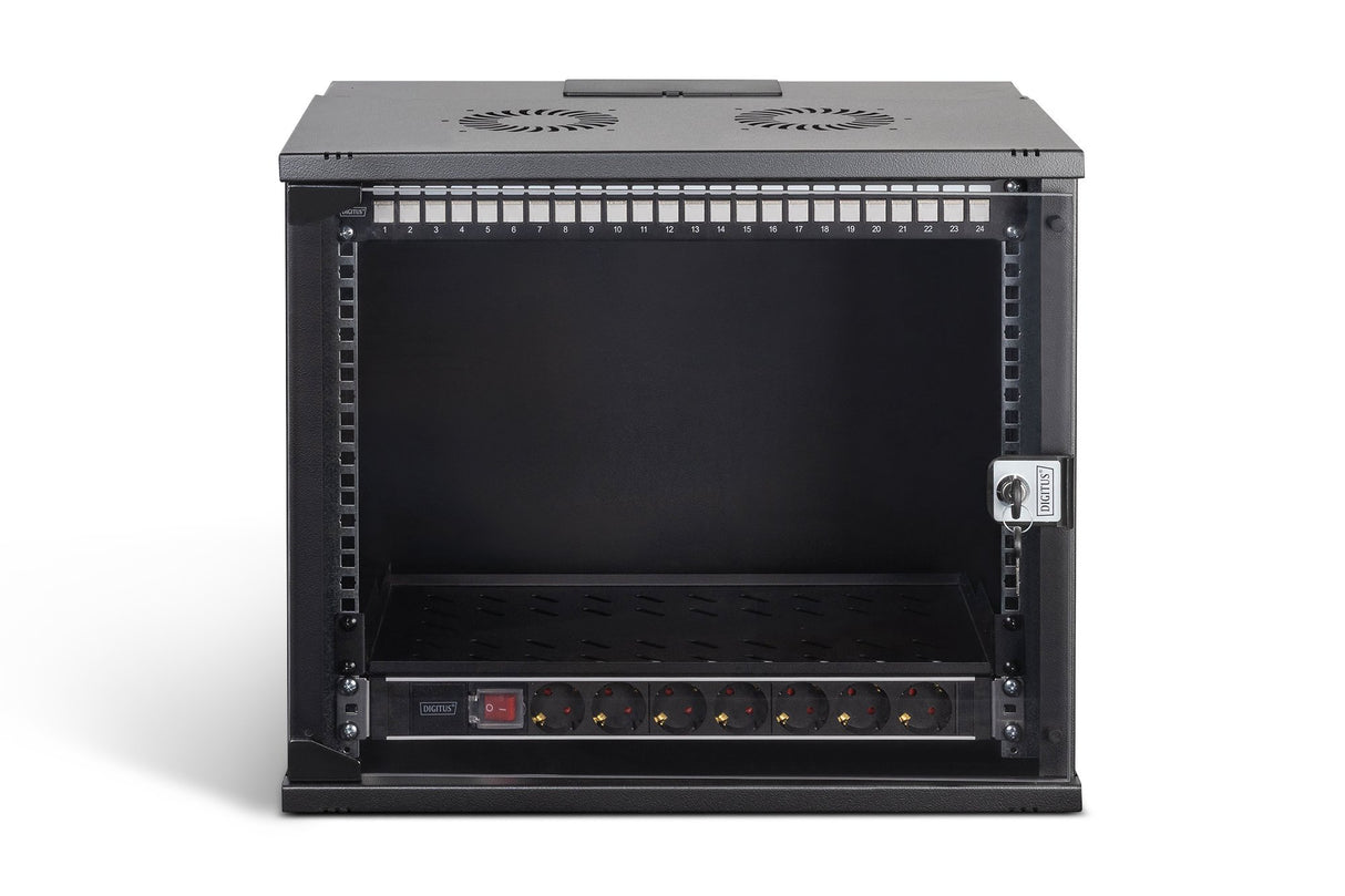 EAN 4016032499657 - Digitus DN-49205-SET armario rack Bastidor de pared Negro imagen 3