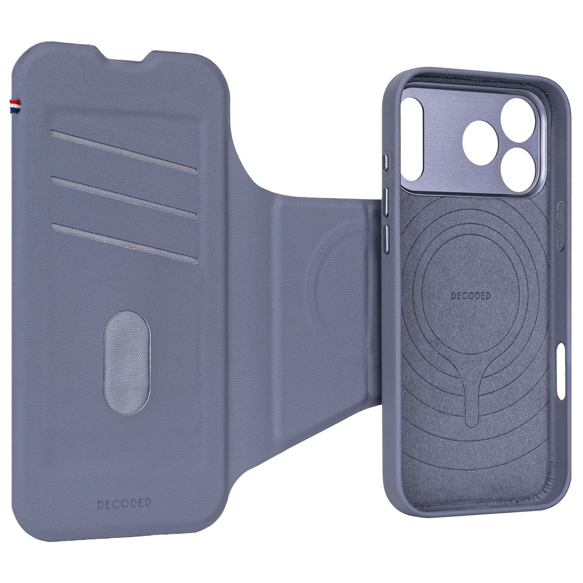 Decoded Silicone Detachable Wallet Ip 17 Pro Forever Blue