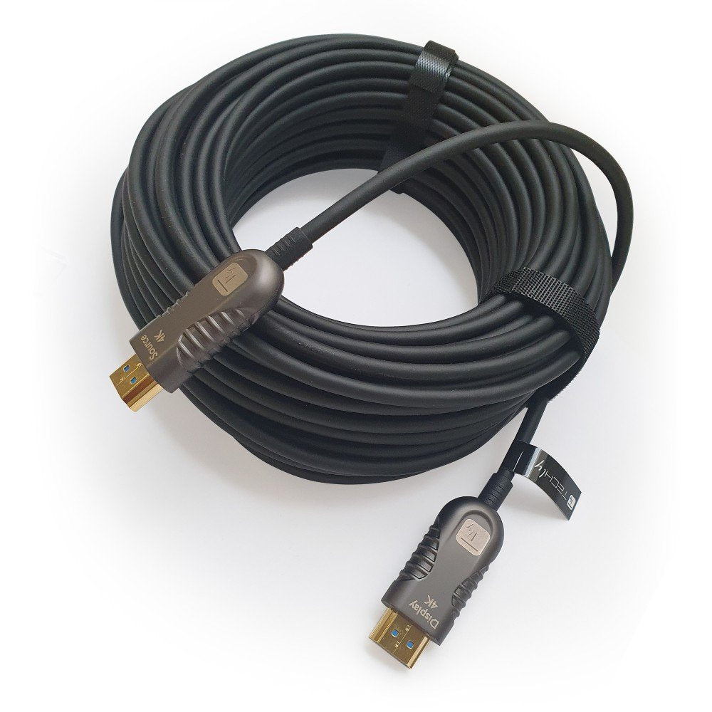 Techly Icoc Hdmi-Hy2-020 Cable Hdmi 2.0 4k60hz 20m Óptico Activo 18gbps