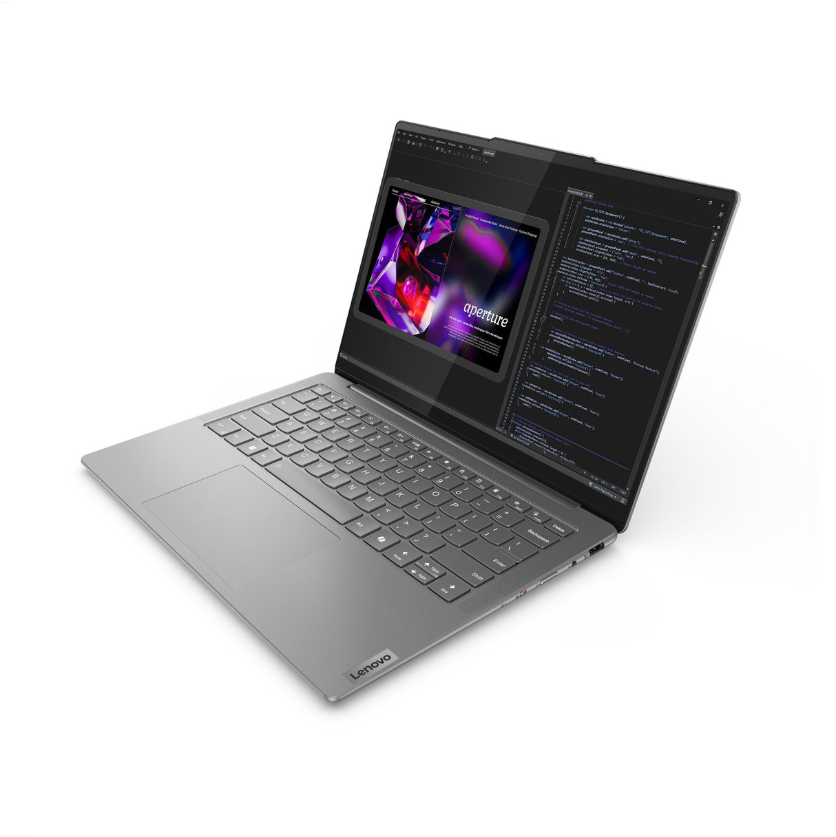 Portatil Lenovo 14" Yoga Slim 7 14imh9 Intel Core Ultra 7 155hwuxga 32 Gb Lpddr5-Sdram 1 Tb Ssd Wi-Fi 6e (802.11ax) Windows 11 Home Español Gris