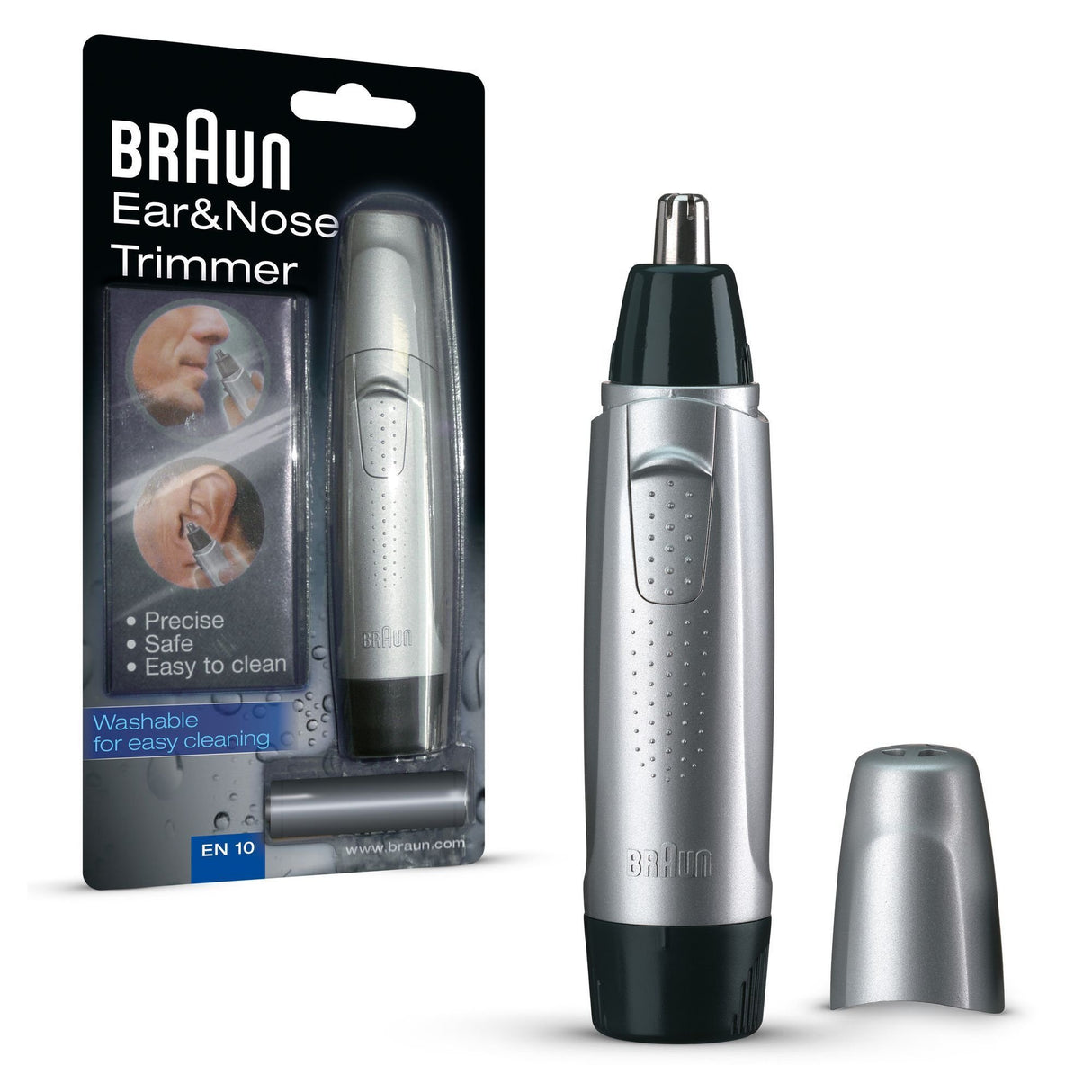 EAN 4210201574620 - Braun Ear&Nose EN10 depiladora de precisión Negro, Gris imagen 1