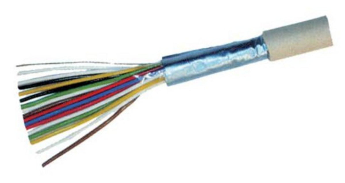 S-Impuls Cable Telefónico 8x2x0,6mm² J-Y(St)Y Redondo 25m