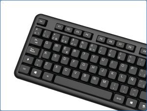 EAN 8435364320563 - iggual CK-OFFICE-105T teclado Hogar / Oficina QWERTY Español imagen 10