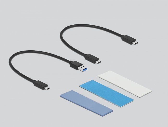EAN 4043619426386 - DeLOCK 42638 caja para disco duro externo Caja externa para unidad de estado sólido (SSD) Negro, Gris imagen 4