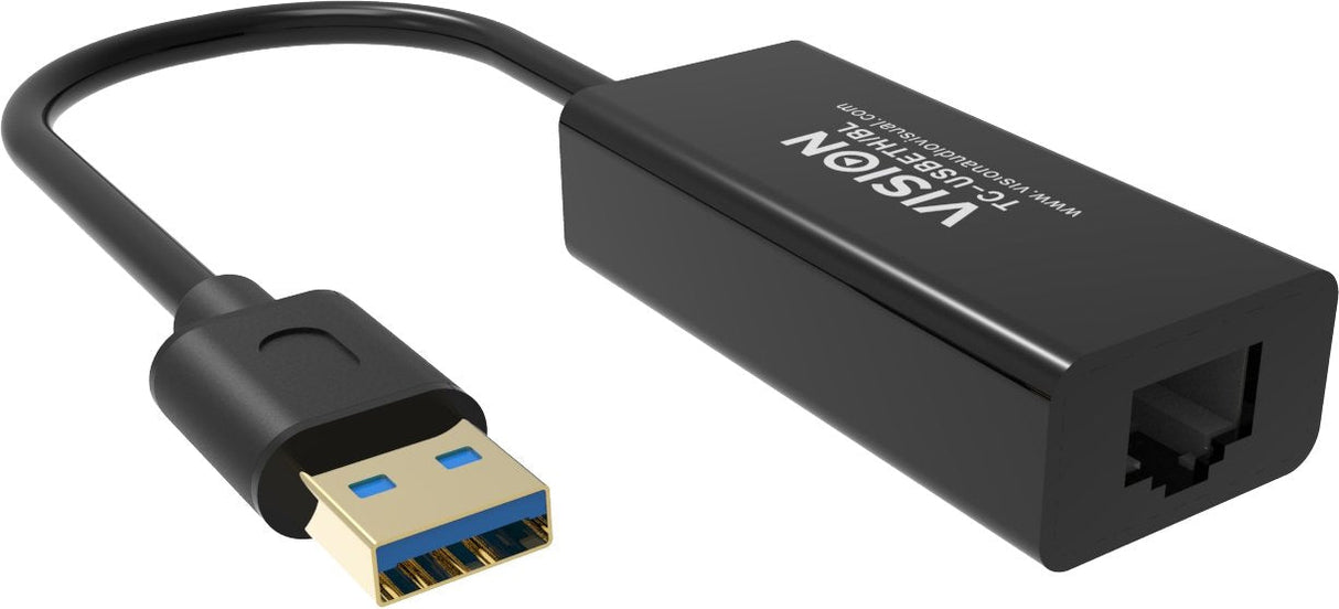 EAN 4979136000009 - Vision TC-USBETH/BL adaptador y tarjeta de red Ethernet imagen 1