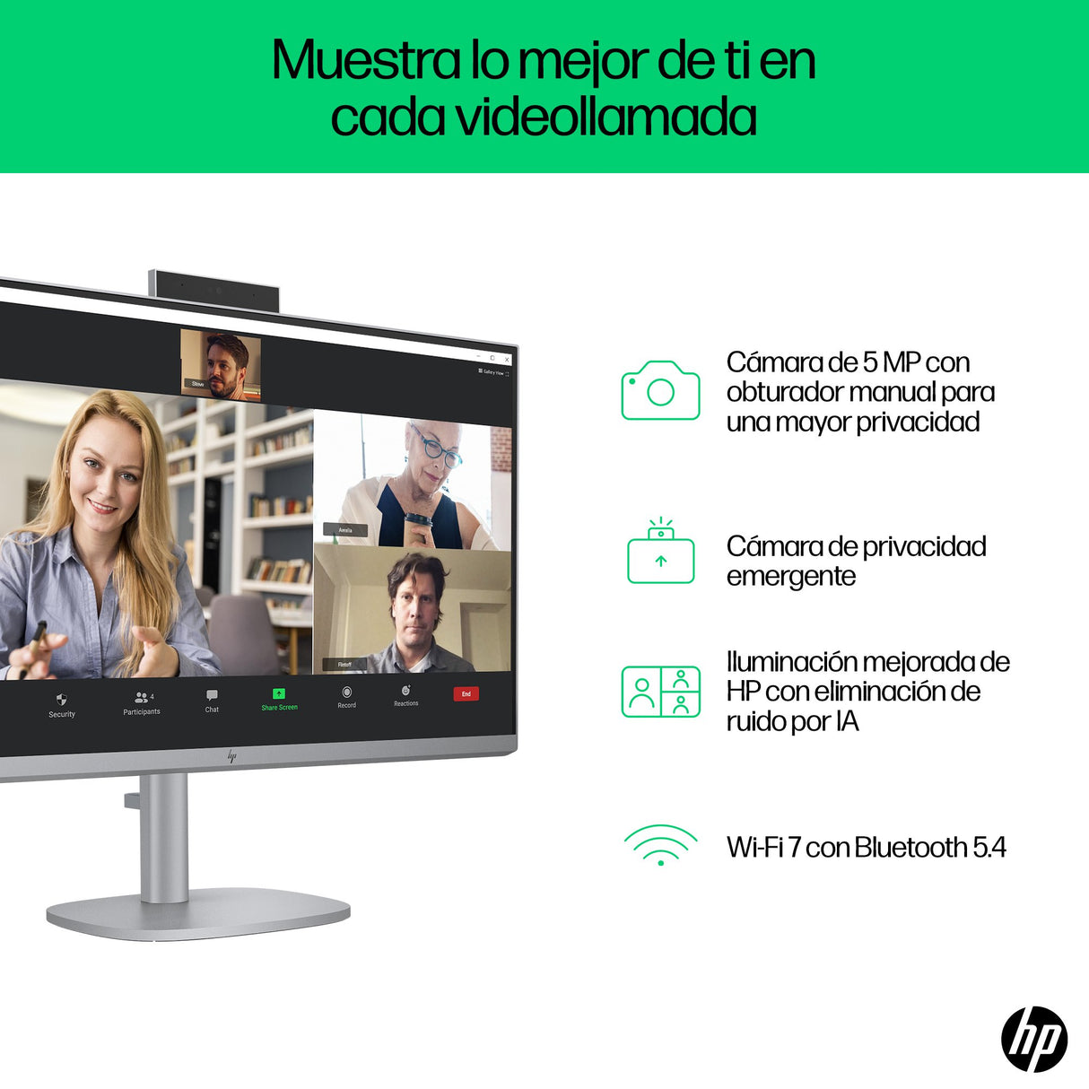 EAN 0198990175553 - HP OmniStudio X 27-cs0011ns Intel Core Ultra 5 125H 68,6 cm (27") 1920 x 1080 Pixeles PC todo en uno 16 G imagen 9