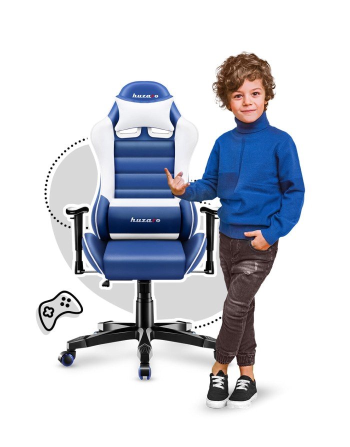 EAN 5903796010220 - Huzaro Ranger 6.0 Silla para videojuegos universal Asiento (de seguridad) de butaca Azul imagen 2