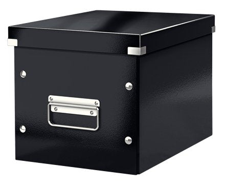 Leitz Caja De Almacenamiento Click&Store 10,0 L - 26,0 X 26,0 X 24,0 Cm Negro
