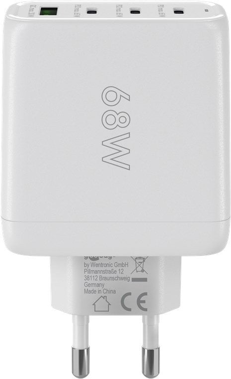 EAN 4040849648229 - Goobay 64822 cargador de dispositivo móvil Auriculares, Portátil, Smartphone, Tableta Blanco Corriente al imagen 3