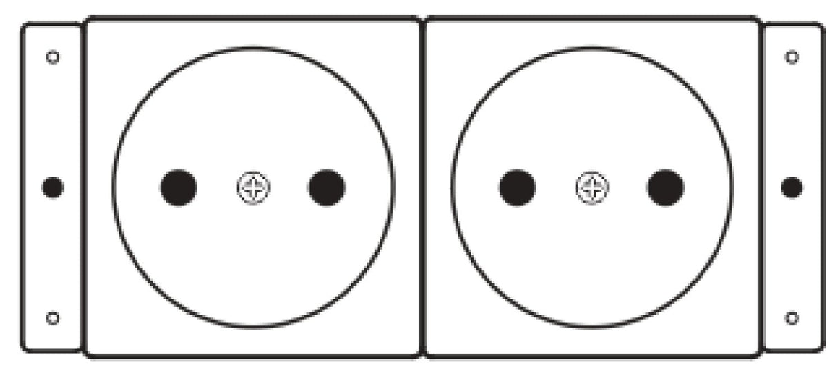 Kramer Zocalo Alimentacion Doble (España/Alemania) Para Tbus (Ts-2de) Kramer Electronics Ts-2de, 100 - 240, 5 A, 50 - 60