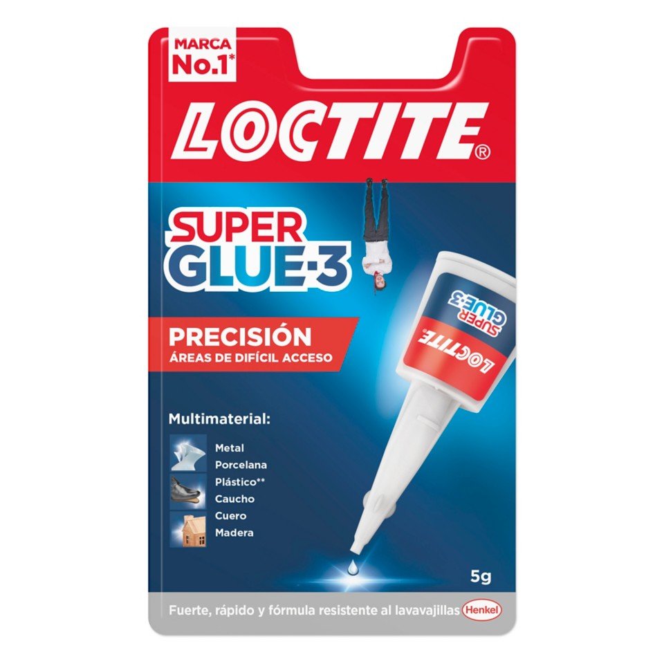 Pegamento En Tubo Loctite Super Glue-3 Precisión 5g