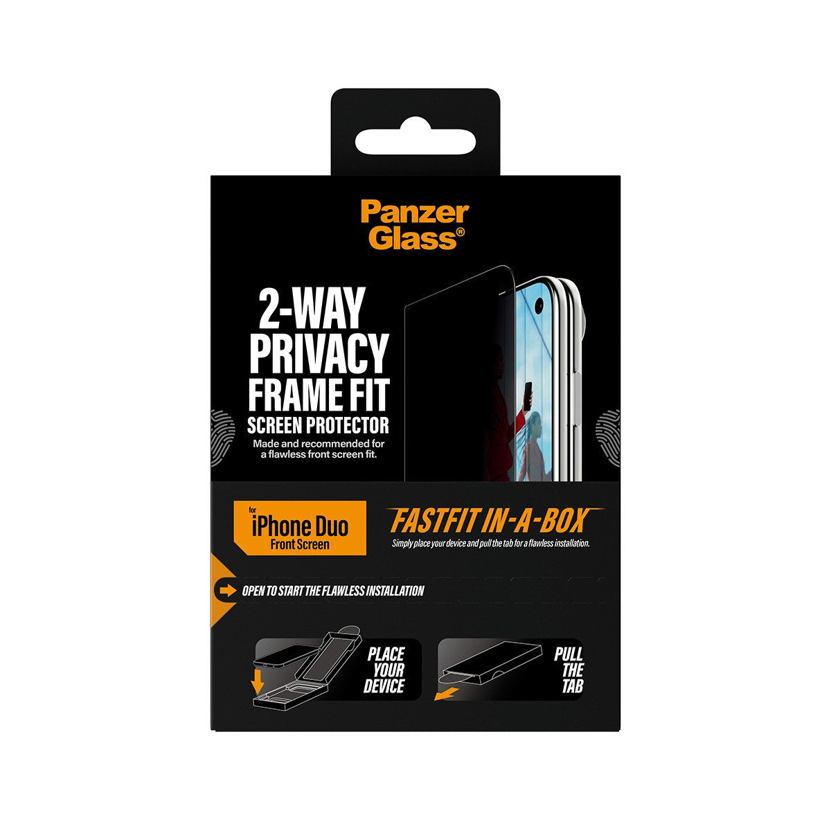 Panzerglass 2-Way Privacy Front Screen Protector Iphone 18 Duo