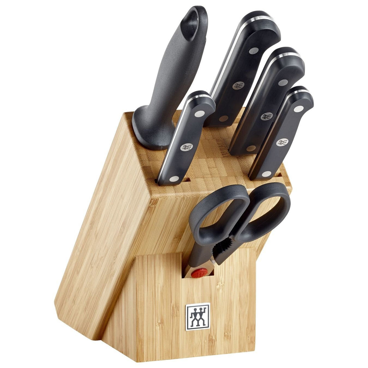Zwilling 36131-002-0 Gourmet Messerblock, Bambus, 7-Tlg.