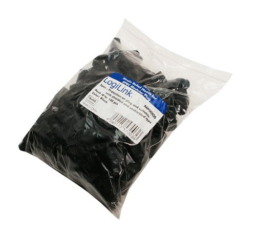 Logilink Fundas Para Rj45 8p8c Modular 100 Uds. Negro