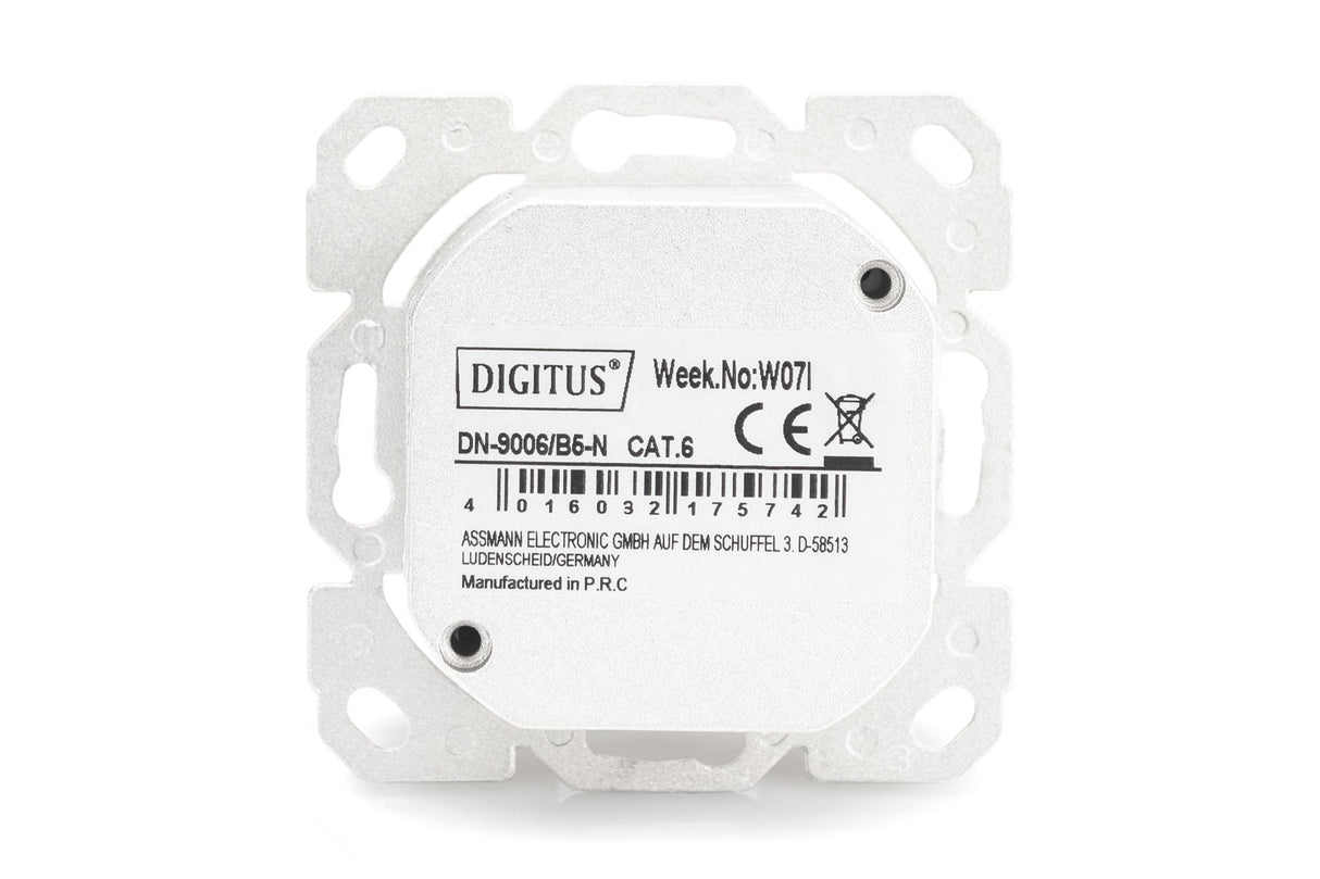 EAN 4016032175742 - Digitus DN-9006/B5-N toma de corriente RJ-45 Blanco imagen 3
