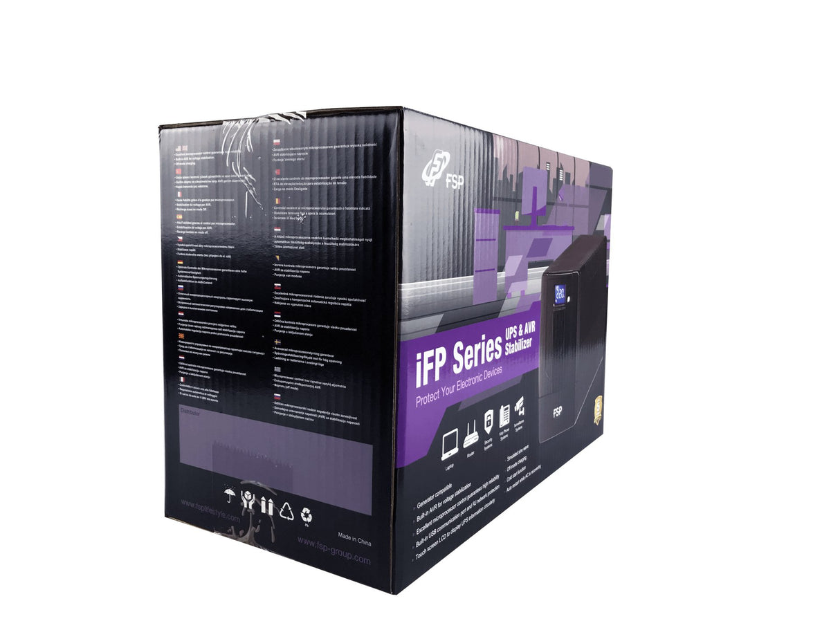EAN 4713224522307 - FSP iFP 600 sistema de alimentación ininterrumpida (UPS) Línea interactiva 0,6 kVA 360 W 2 salidas AC imagen 6